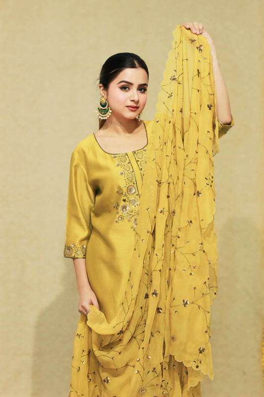 Shamaa  A-Line Kurta Set