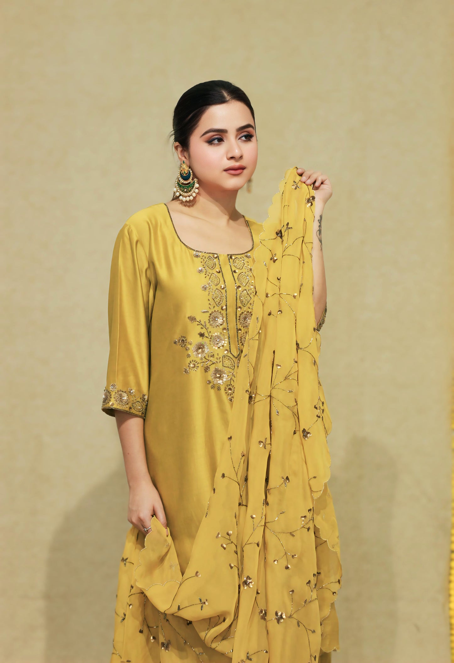 Shamaa A-Line Kurta Set