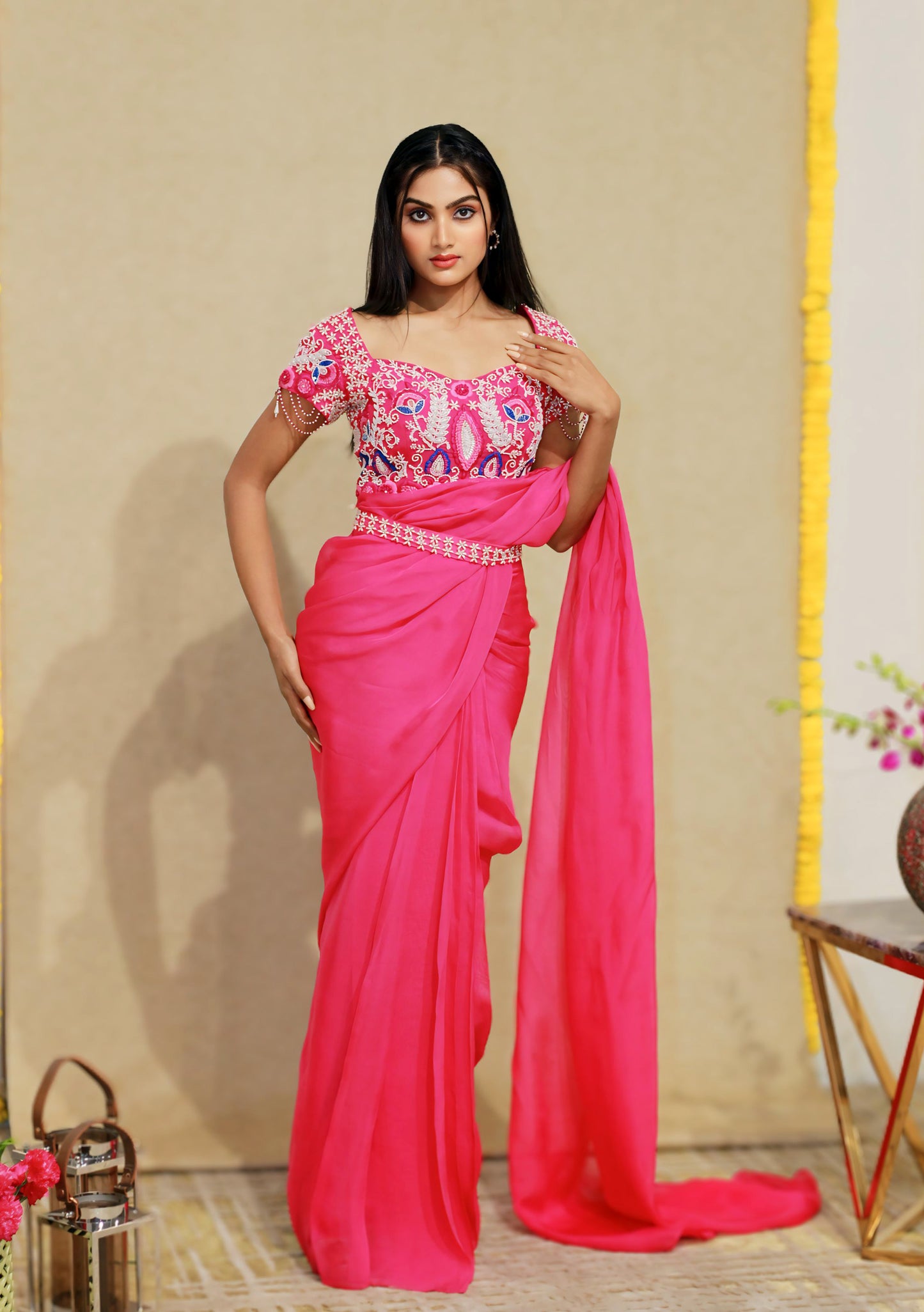 Rangoli Drape Saree