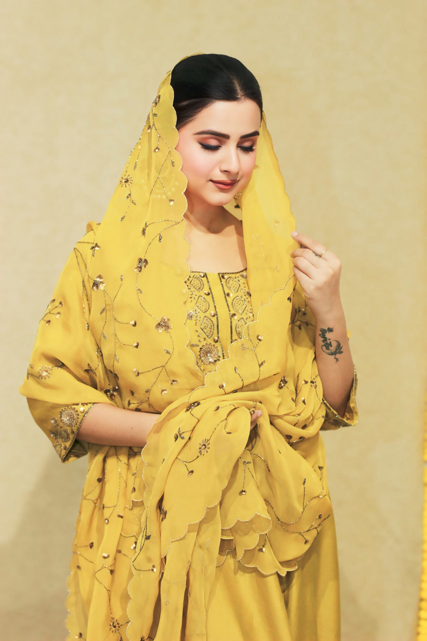 Shamaa A-Line Kurta Set