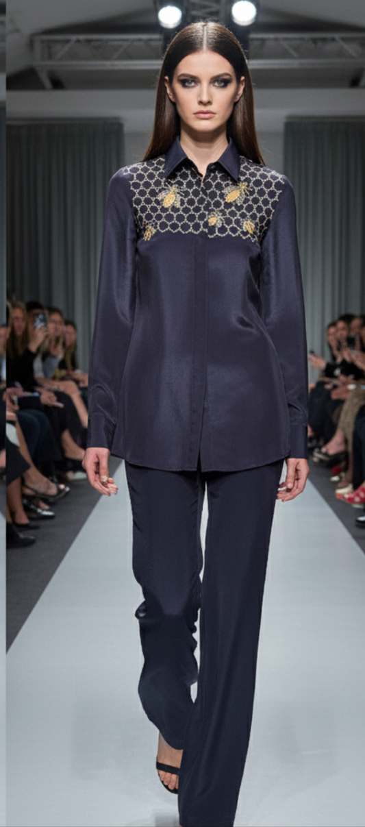 Blue Honey Bee Co-ord Set