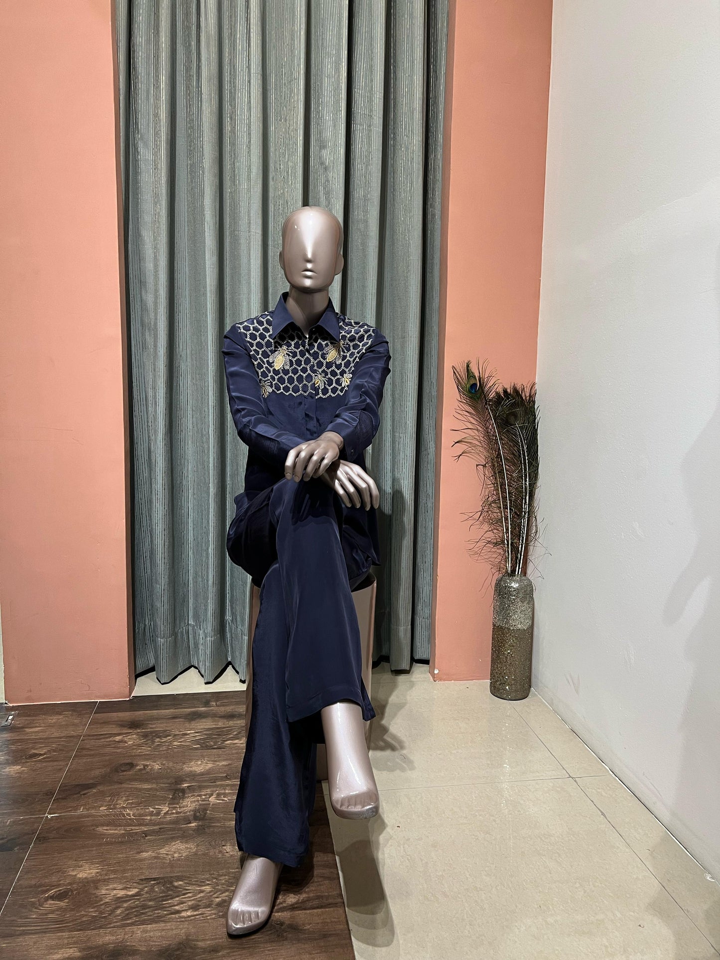 Blue Honey Bee Co-ord Set
