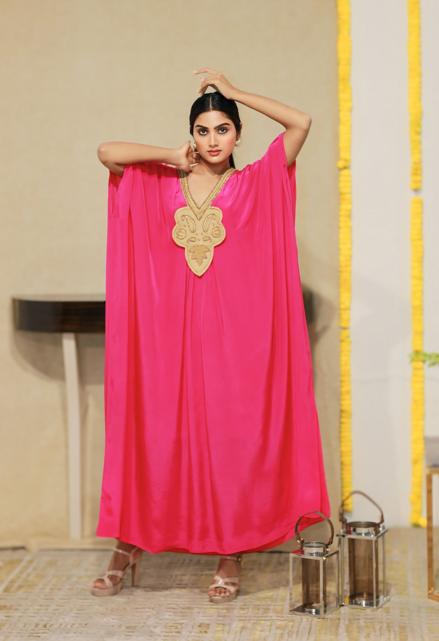 Zyna Zardozi Kaftan