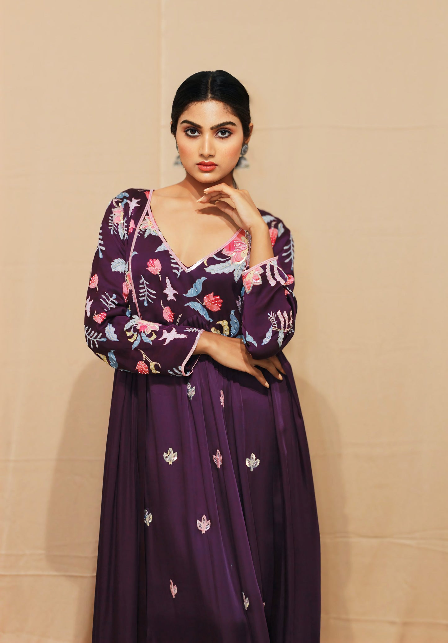 Vasant Jacket Style Digital Print Suit